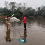 Pêche à l’épervier.